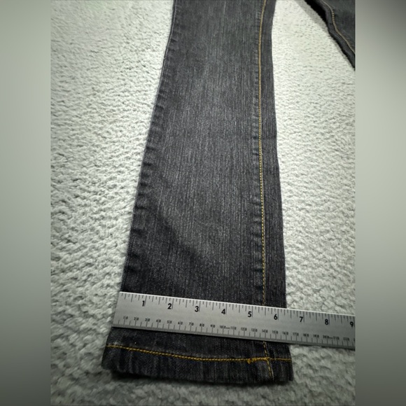 Soho Babe Love Life Women Blue Denim Jeans 7 Beautiful Multi Colored Patchwork - Picture 6 of 15